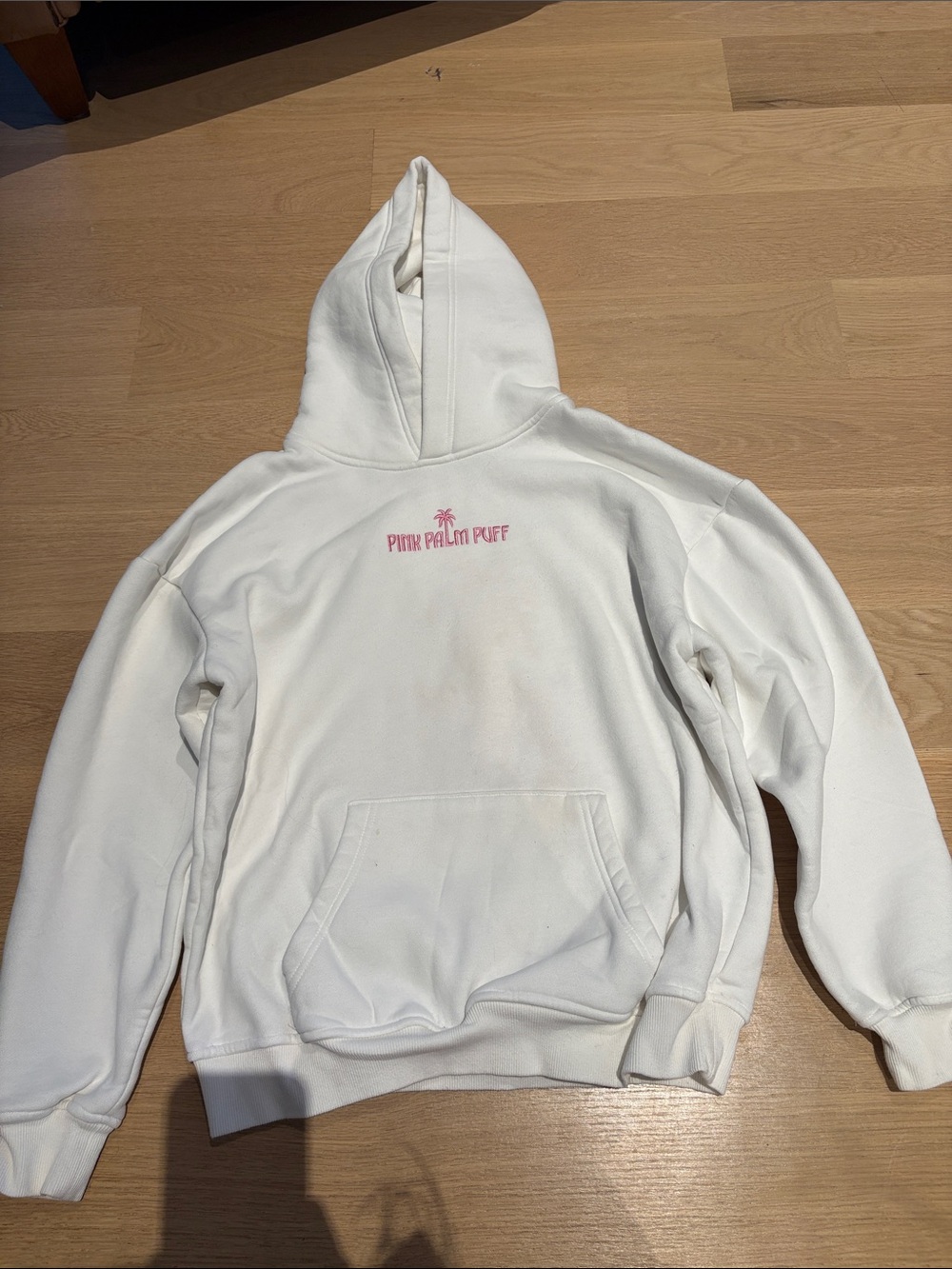 Pink Palm Puff Clasic Swearshirt